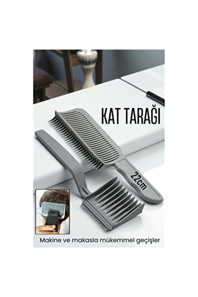 Skygo Uzun Kat Tarağı Kavisli Kontur Geçiş Kat Kesim Kesim Tarağı 2 li SET Ku...