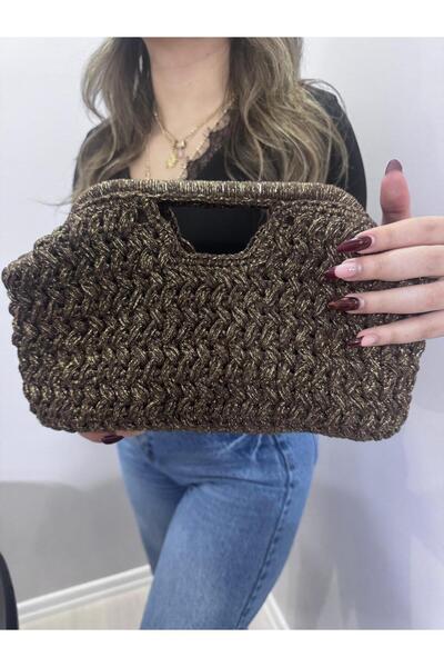 BAGS Straw Clutch Bag