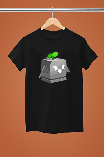 MAGORS Blox Fruits Printed Cycling Collar Cotton Short Sleeve Children's Tshirt