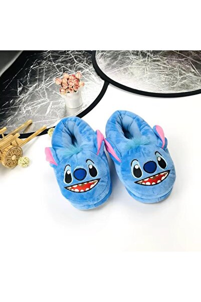 onestophube Stitch Peluş Yumşacık Sıcak Ev İçi Panduf