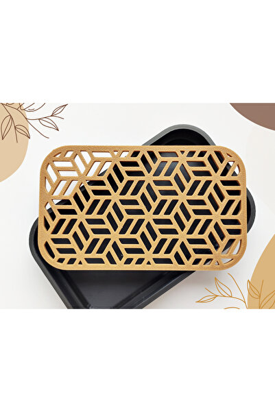 3D snaxx Decorative Plastic Bathroom Soap Dish – Suitable for Countertop Use,...