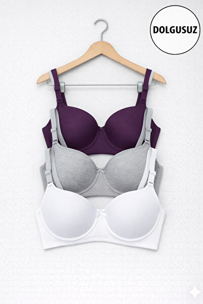 WINNERAIN Sutien fără burete cu susținere în trei puncte - Utilizare conforta...