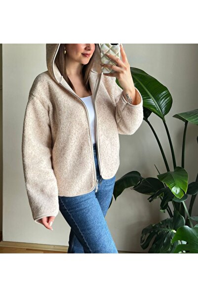 SKRBTK KAPÜŞONLU POLAR CEKET