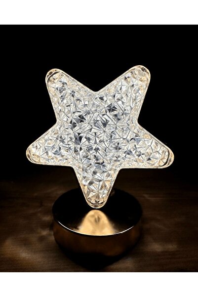 CANSIN Kristal Yıldız Led Lamba Dekor