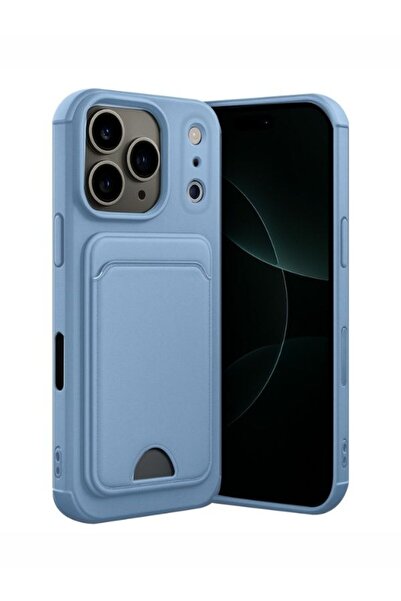 Massemr iPhone 17 Pro Max Silicone Case with Business Card Holder Shock Absor...