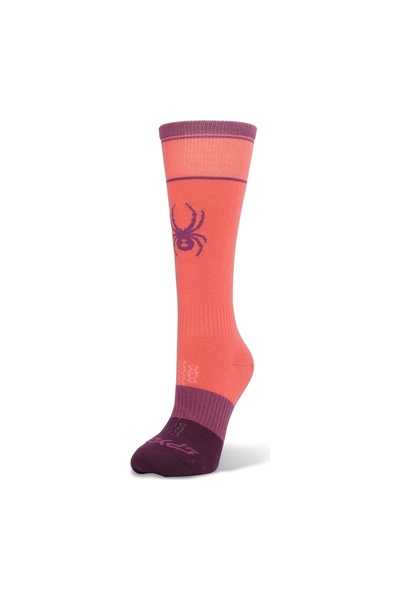 Spyder Women's Ski Socks Pro Liner Socks Coral Haze