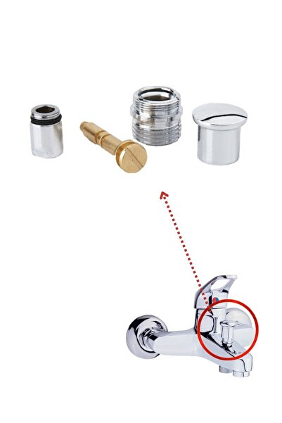 Primeaks Mix Banyo Bataryası Yönlendirici Aparat – Duş & Musluk Uyumlu Su Yön...