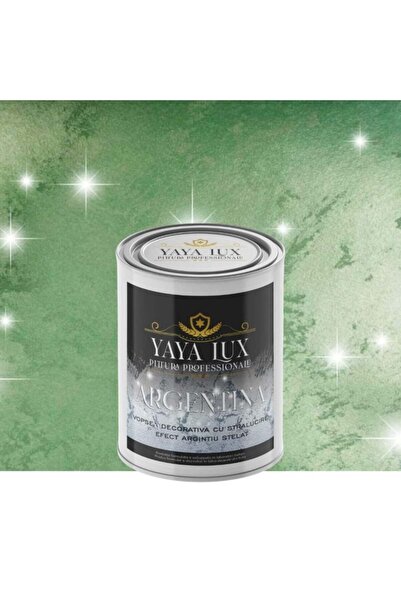 YaYa Color Argentina Luxury Decorative Paint, Dark Green, with 3D Starry Effe...