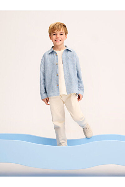 LC Waikiki I Striped Linen Boys' Shirt from Freezen Store