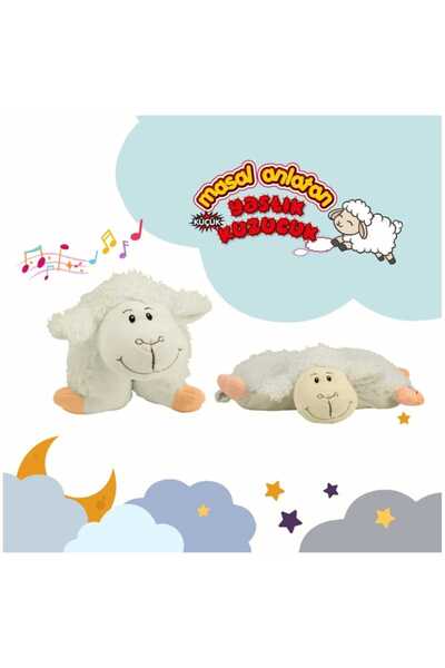 Aksoy Toys Türkçe Masal Anlatan Ninni Söyleyen Uyku Arkadaşım Yastık Kuzucuk