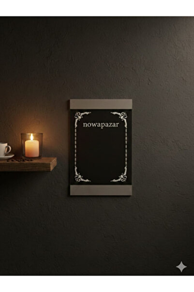 nowapazar menü tahtası ev modern menü listesı tahtası tepeşir hedıyeli