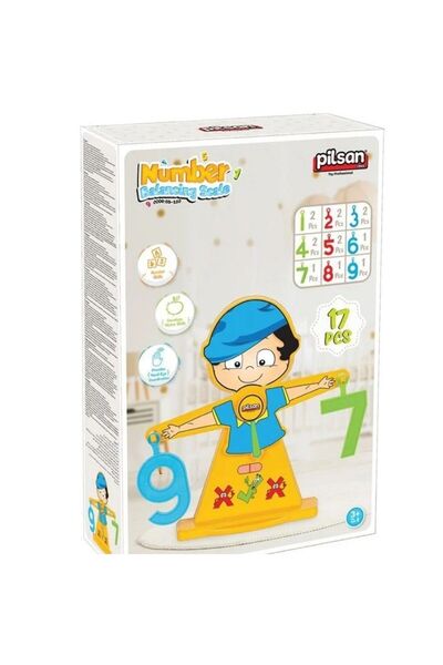 Besay Toys مقياس الأرقام التطور التعرف على الأرقام الداعم 17 قطعة 03 250