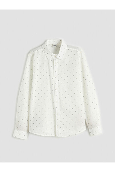 LC Waikiki Long Sleeve Embroidered Boys' Shirt from Uzg Store for Style Enthu...