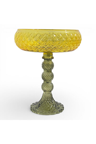 Sudedi Home Ayaklı Cam Sunum Standı 19 cm | Kek, Pasta ve Tatlı Servisi