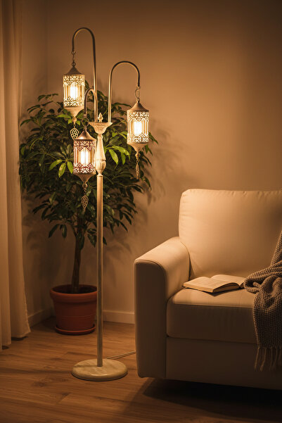 Allians El Yapımı Otantik Patinalı Modern Lambader, Şık ve Şık Aydınlatma