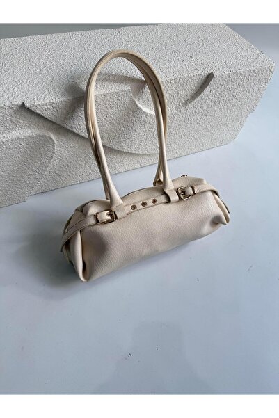 Mia Collection Kao Model Hand i Women Torba za rame obična krema