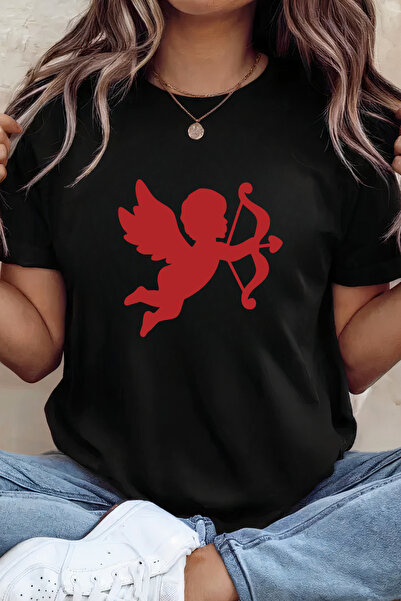 Sarah's Boutique Women's T-shirt – 100% cotton – Valentine's Day "Cupid"