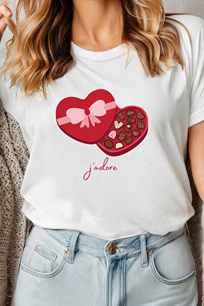 Sarah's Boutique Women's T-shirt – 100% cotton – Valentine's Day "Sweet Love"