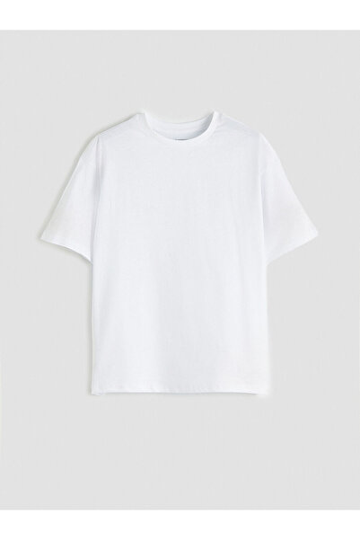 LC Waikiki Tricou pentru fete Sparkly Choices Zero Roba Yaka Classic de la Sh...