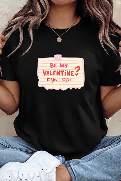 Sarah's Boutique Women's T-shirt – 100% cotton – Valentine's Day "Be my Valen...