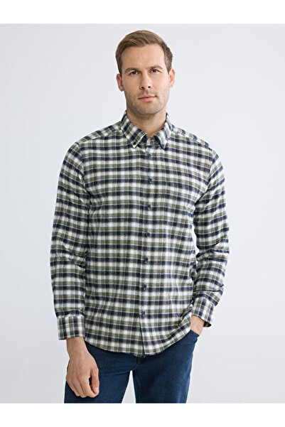 LC Waikiki Quality Parts from Çelebi Store Standard Fit Checked Embroidered g...