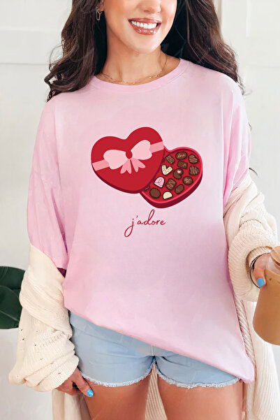 Sarah's Boutique Women's T-shirt – 100% cotton – Valentine's Day "Sweet Love"
