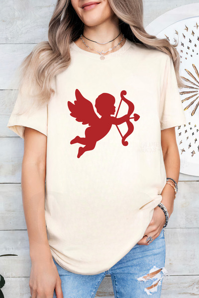 Sarah's Boutique Women's T-shirt – 100% cotton – Valentine's Day "Cupidon"