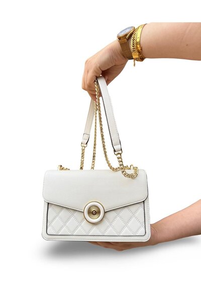 Guja C1123 حقيبة كتف نسائية باللون البيج