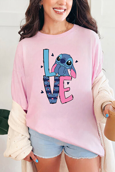 Sarah's Boutique Women's T-shirt – 100% cotton – Valentine's Day "Stitch Love"