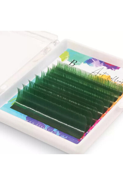 Barhat Extensii gene color Art Collection MIX 8 linii Green, Grosime 0.10 mm,...