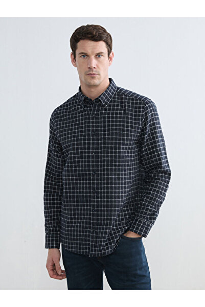 LC Waikiki Standard Fit Checkered Embroidered Men's Shirt from Uzg Store for ...
