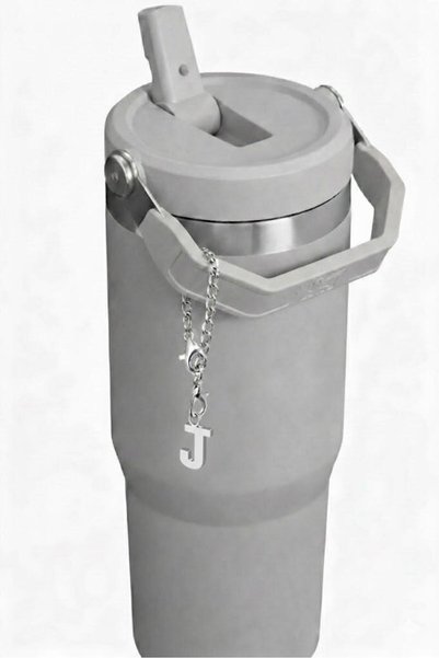 alisa Letter J Thermos Compatible Charm Accessory Hanging Ornament