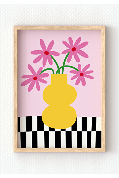 MIOVI WORKS Margarete roz |   Tablou decorativ de perete pentru bucătărie, mo...