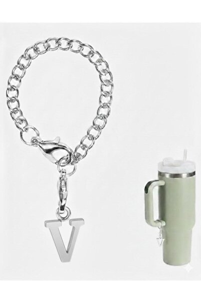 alisa Letter V Thermos Compatible Charm Accessory Hanging Ornament