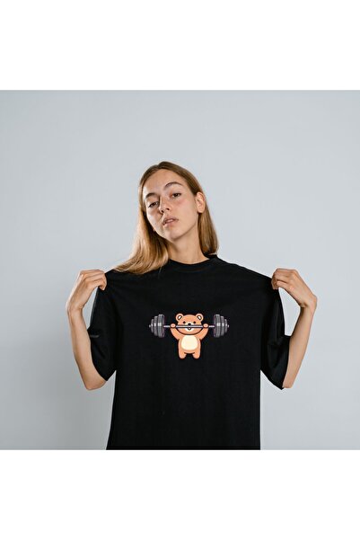playwear Tricou unisex cu mânecă scurtă și decolteu rotund, cu imprimeu MINIM...