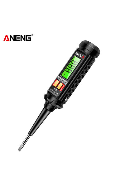 DUHALINE LCD Ekranlı Dijital Kontrol Kalemi ANENG 12V-300V Sesli/Işıklı Uyarı Faz/Nötr-Kablo Kopukluk Bulucu