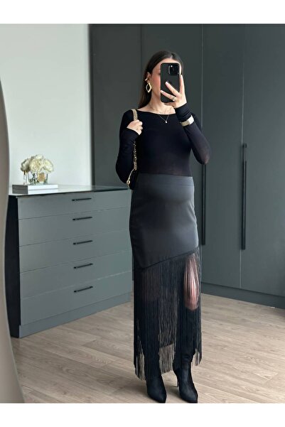 Tugen Co TASSELED SKIRT