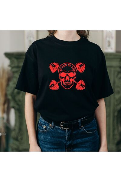 playwear PLAY WEAR Unisex Μπλουζάκι με στάμπα HALDER SKULL 2-PIECE, κοντομάνι...