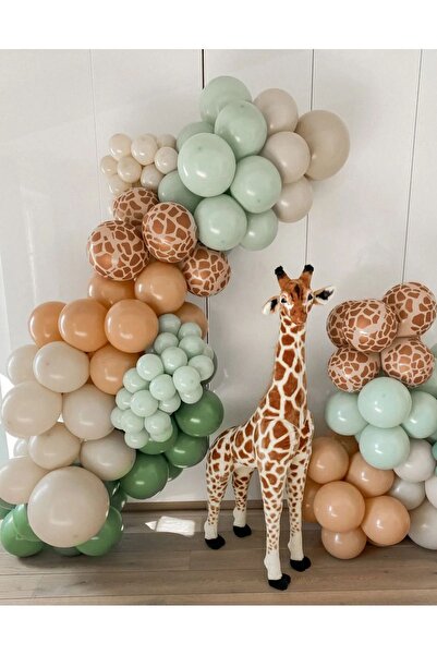 GOLDCENTER Safari Balloon Chain Set of 65 Balloons |   Safari Birthday Concep...