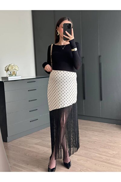 Tugen Co TASSELED SKIRT