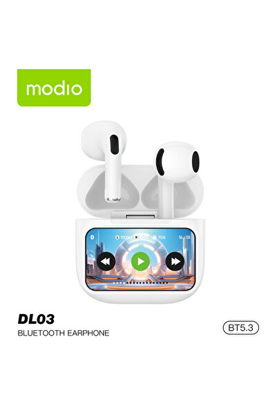 Modio Smart Touch Display TWS Earbuds