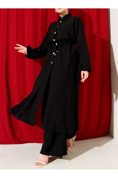 Burcia Beli Tunnel Long Tunic Double Set