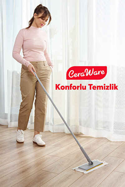 Allians Pratica El Değmeden Takıp Çıkarılan Mop ve Uyumlu Temizlik Bezleri