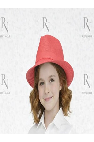 YCN TEKSTİL Children's White Fedora Hat - Classic Cut Stylish Baby and Kids A...