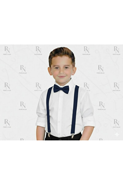 YCN TEKSTİL Set bretele și papion pentru copii - Set de accesorii pentru cost...