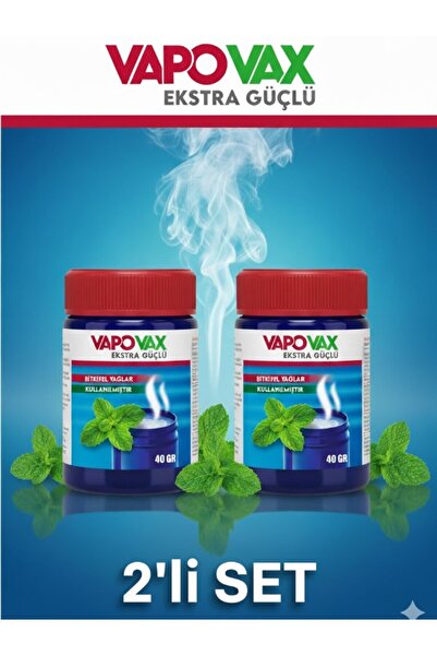 Allians VapoVax 2'li Set 40x40 80 GR, Ferahlatıcı Krem
