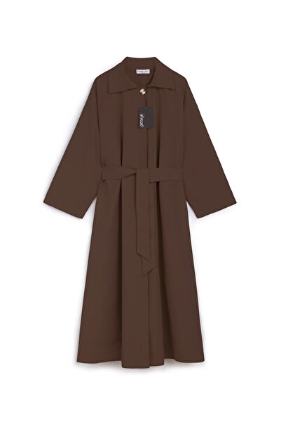praye Mevlana Full Length Trench Brown