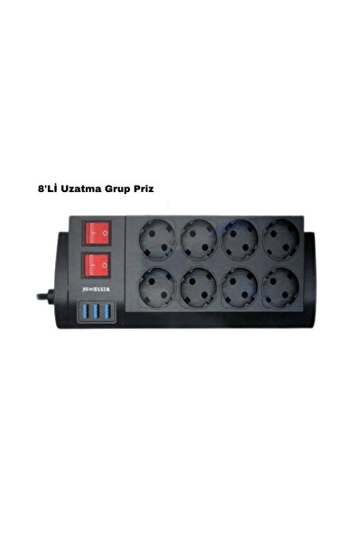 Epilons 8-Socket Socket Zenvi̇a-4567