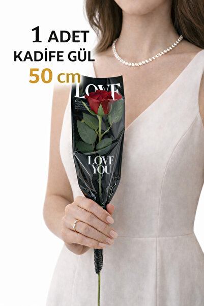 CARAT STONE 1 ADET KADİFE GÜL