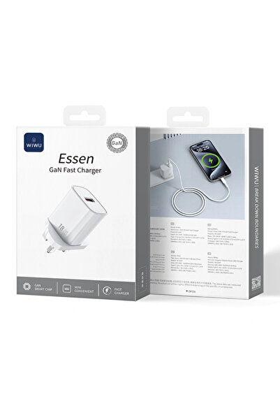 WIWU 18W Essen GaN Fast Charger – Wi-G006 Series